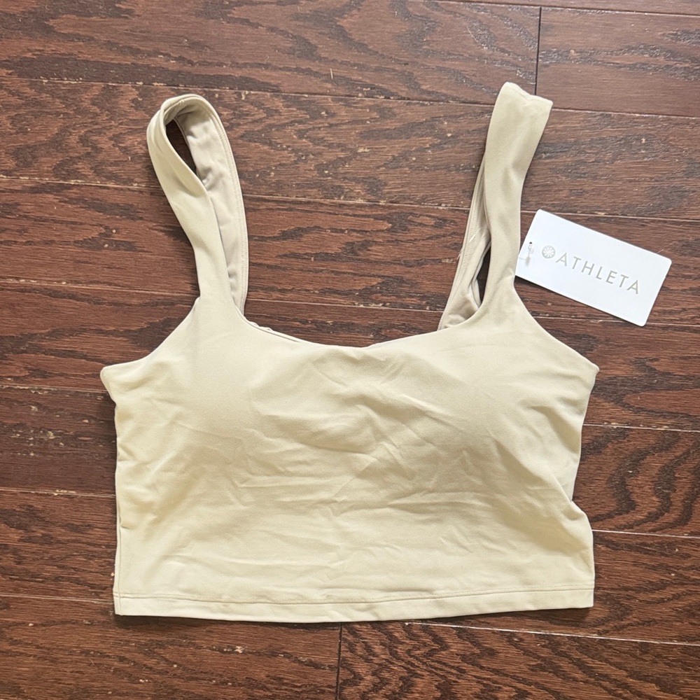 Athleta Transcend Square Neck Crop Bra A-C